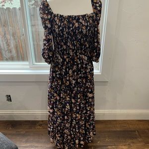 Ann Taylor blue floral dress, size 6P